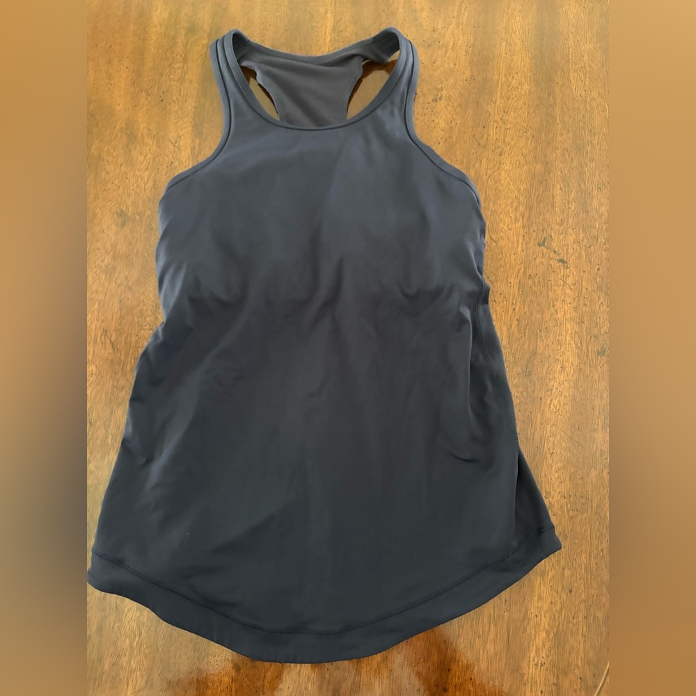 LULULEMON NAVY HALTER TOP 
GREAT CONDITION
SIZE SMALL 
(No cups)